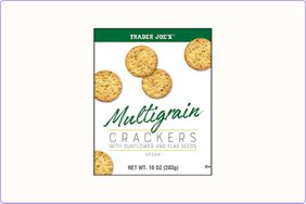 Trader Joe's mulitgrain crackers with sunflower and flax seeds