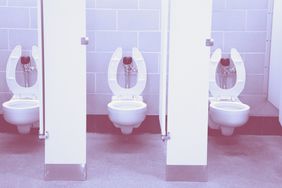 Ways to Stay Safe From Germs in Public Restrooms , Public restroom in the center of city